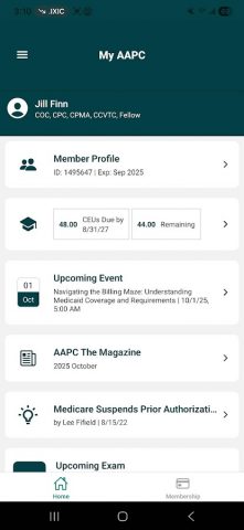 My AAPC для Android — скриншот 1