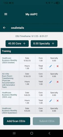 My AAPC для Android — скриншот 3