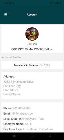 My AAPC для Android — скриншот 5