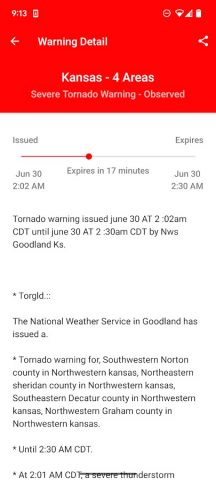 My Hurricane Tracker & Alerts для Android — скриншот 3
