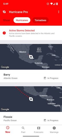 My Hurricane Tracker & Alerts для Android — скриншот 4