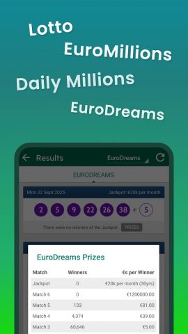 My Lotto Ireland для Android — скриншот 5