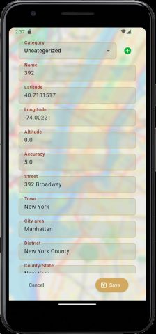 My location now для Android — скриншот 2