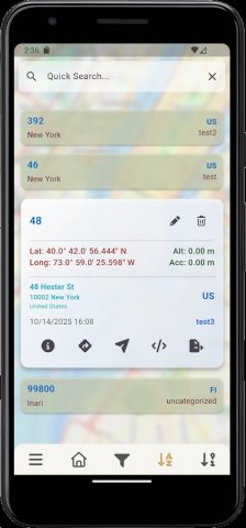 My location now для Android — скриншот 3
