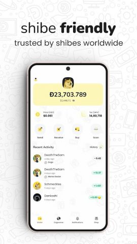 MyDoge — Dogecoin Wallet для Android — скриншот 2