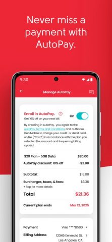 MyGenMobile App для Android — скриншот 4