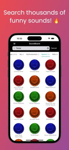 MyInstants SoundBoard Buttons для iOS — скриншот 2
