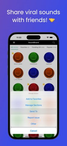 MyInstants SoundBoard Buttons для iOS — скриншот 5