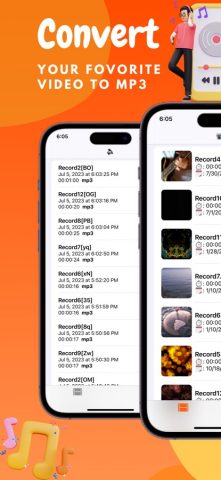 MyMP3 Конвертер: видео в MP3 для iOS — скриншот 1