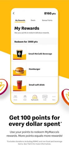 MyMacca’s для Android — скриншот 2