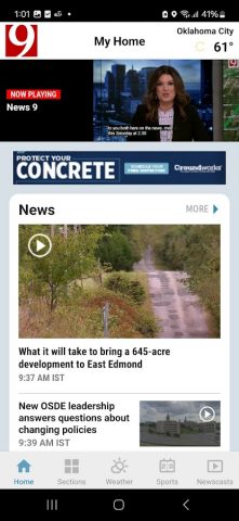 News 9 для Android — скриншот 1