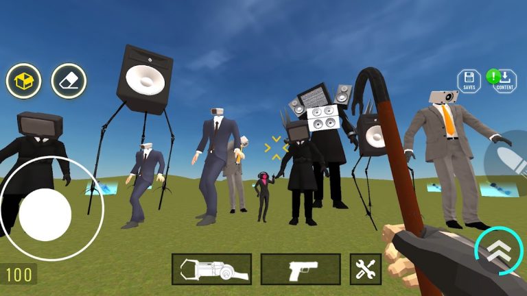 Nextbots In Playground mod для Android — скриншот 1