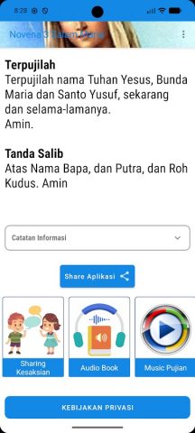 Novena Tiga Salam Maria для Android — скриншот 3