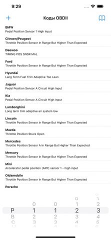OBDII Trouble Codes Lite для iOS — скриншот 2
