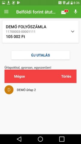OTP SmartBank для Android — скриншот 5