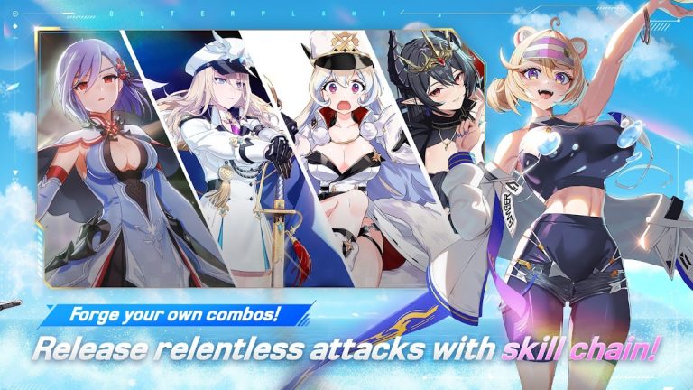 OUTERPLANE — Strategy Anime для Android — скриншот 3