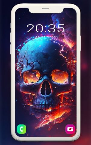 Обои черепа для Android — скриншот 2