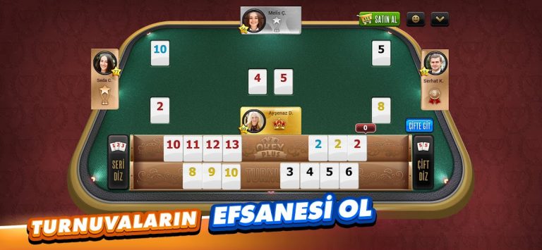 Okey Plus — En Kalabalık Okey! для Android — скриншот 3