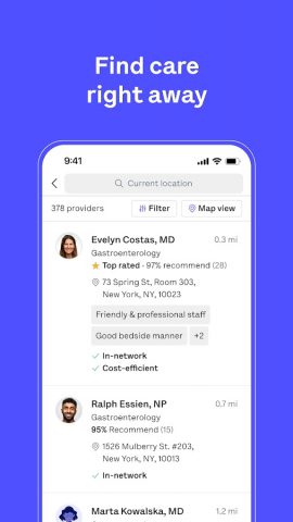 Oscar Health для Android — скриншот 2