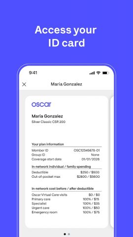 Oscar Health для Android — скриншот 3