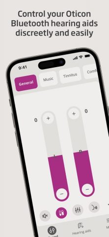 Oticon Companion для iOS — скриншот 1