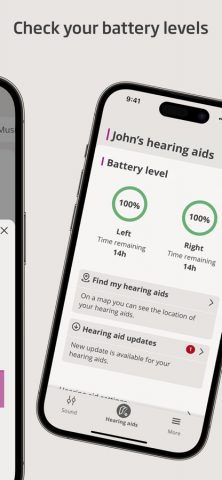 Oticon Companion для iOS — скриншот 3