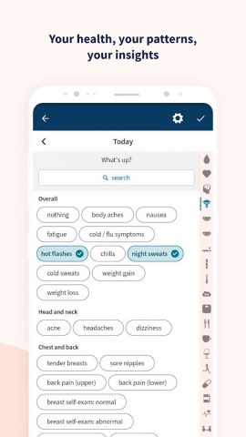 Ovia Cycle & Pregnancy Tracker для Android — скриншот 2