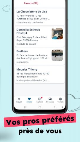 pagesjaunes – recherche locale для Android — скриншот 4