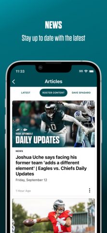 Philadelphia Eagles для iOS — скриншот 3