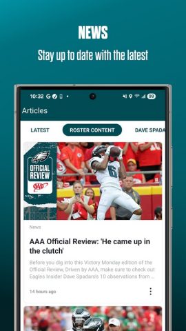 Philadelphia Eagles для Android — скриншот 3