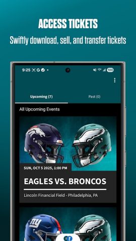 Philadelphia Eagles для Android — скриншот 5