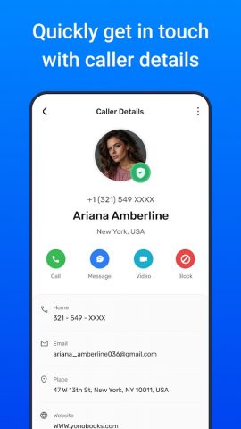 Phone Caller — Caller ID для Android — скриншот 2