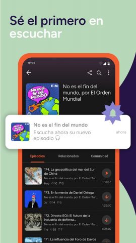iVoox: Podcasts y Radios для Android — скриншот 5