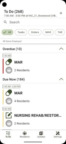 PointClickCare Companion для Android — скриншот 1