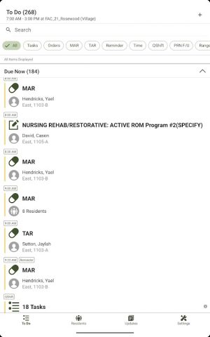 PointClickCare Companion для Android — скриншот 4