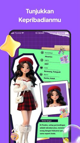 Pookie — Avatar, Chat для Android — скриншот 3