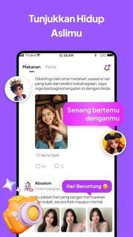 Pookie — Avatar, Chat для Android — скриншот 4