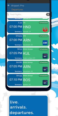 Pulkovo Airport (LED) Info для Android — скриншот 1