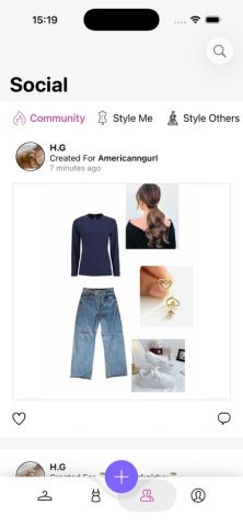 Pureple AI Outfit Planner для iOS — скриншот 4