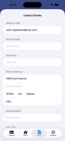 QR Code vCard для iOS — скриншот 3