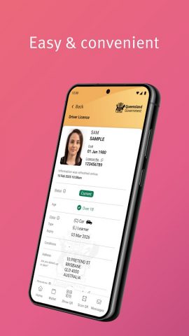 Queensland Digital Licence для Android — скриншот 2