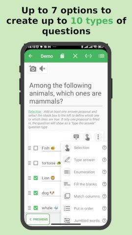 Quiz Maker (Create Quiz /Test) для Android — скриншот 3