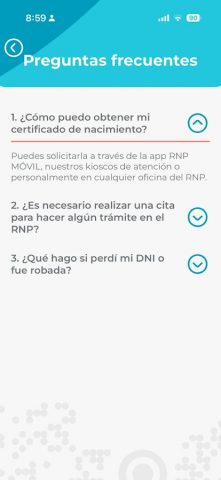 RNP MOVIL для Android — скриншот 3
