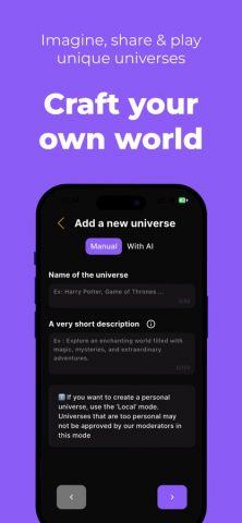 RPG AI — Story Creator для iOS — скриншот 2