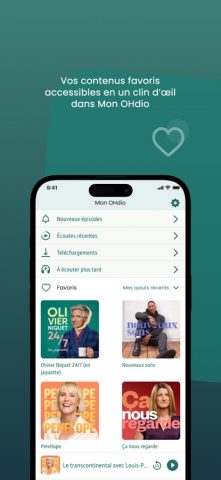 Radio-Canada OHdio для iOS — скриншот 2