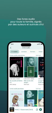 Radio-Canada OHdio для iOS — скриншот 3