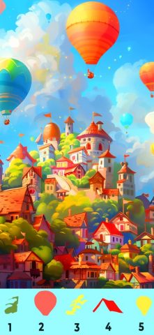 Раскраска по номерам — цифрам — скриншот 4