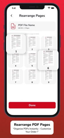 Разделить PDF — Извлечь PDF для iOS — скриншот 4