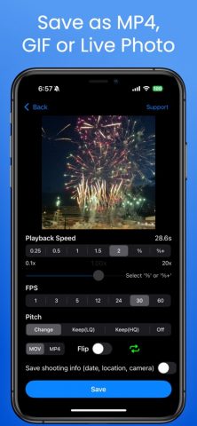 Редактор скорости видео Easy для iOS — скриншот 5