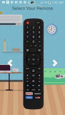 Remote For Hisense TV -WiFi/IR для Android — скриншот 4